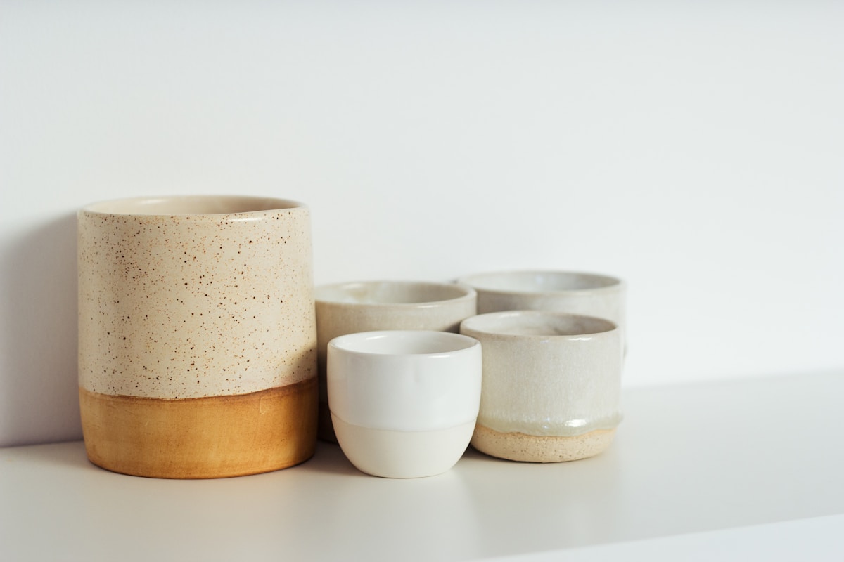 陶艺工作室的作品
